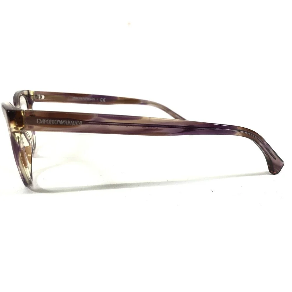 Emporio Armani Eyeglasses Frames EA3142 5716 Clear Brown Purple Horn 53-18-145